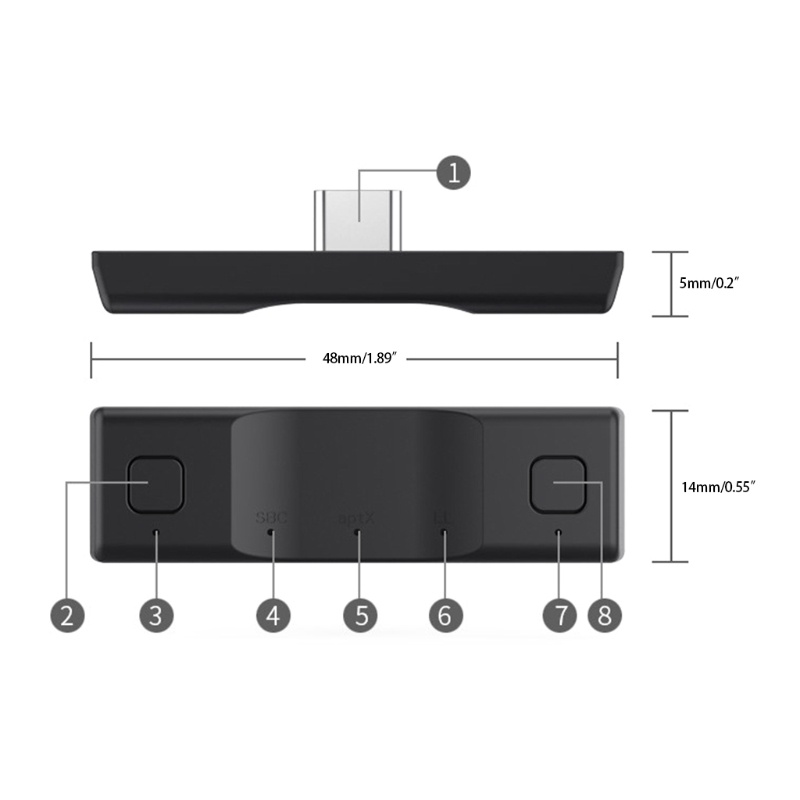 Đầu Chuyển Đổi Từ Cổng Type-C Sang Cổng Oled Cho Máy Tính