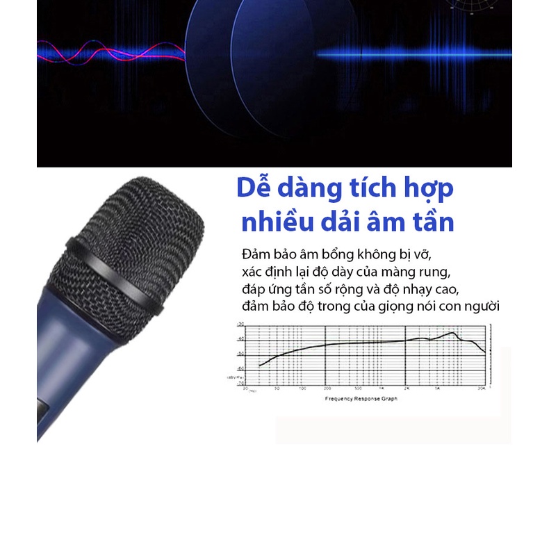 Micro karaoke không dây cao cấp JSJ SV322 tích hợp màn hình led chuyên nghiệp có đầu thu sóng giảm nhiễu