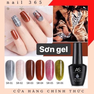 Sơn gel AS sơn lông -SR ( chai đen )
