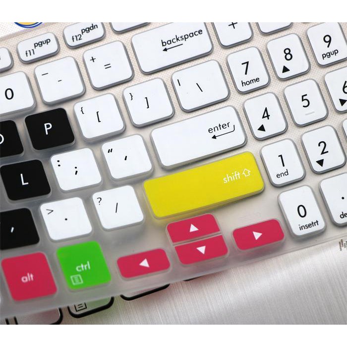 Miếng dán silicone bảo vệ bàn phím laptop Asus Vivobook 15.6 Inch D.F