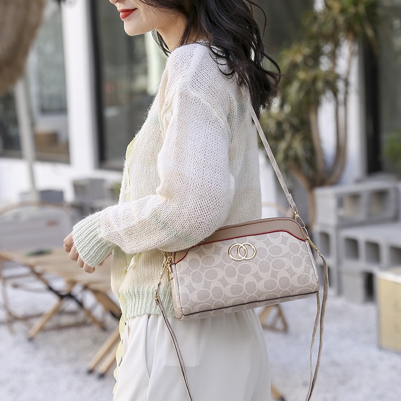 Túi Đeo Vai Hình Tròn Bằng Kim Loại 2022 In Họa Tiết Sang Trọng Thời Trang Cho Nữ