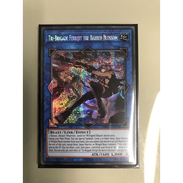 Thẻ bài YUGIOH - Tri-Brigade Ferrijit the Barren Blossom - MP21-EN196 - Prismatic Secret Rare