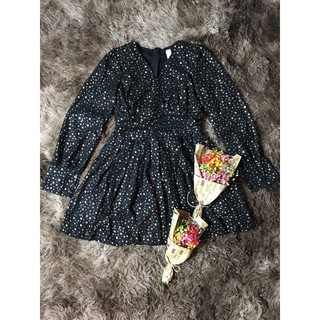 Đầm xoè hoạ tiết