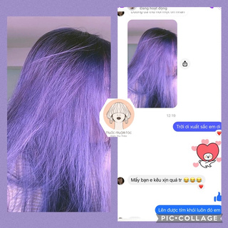 Thuốc nhuộm tóc màu TÍM KHÓI