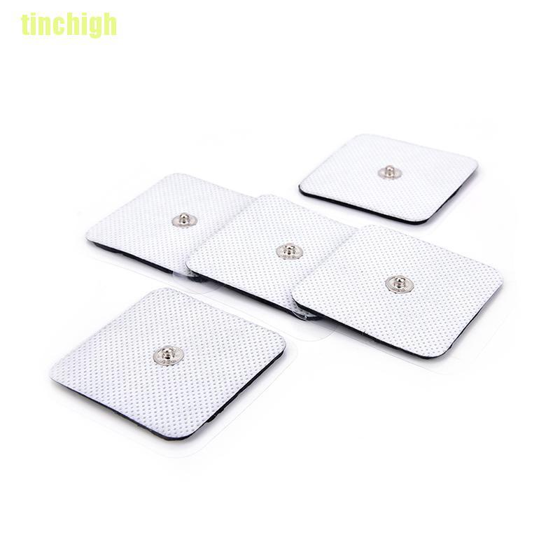 (Hàng Mới Về) Set 10 Miếng Đệm Điện Hình Vuông Thay Thế Cho Máy Mát Xa