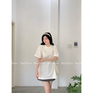 Áo thun nữ oversize trơn [STORY] A2388 (ảnh thật)