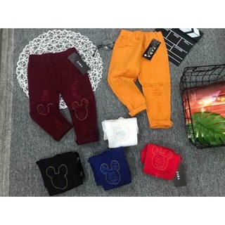 Quần kaki rách cho bé