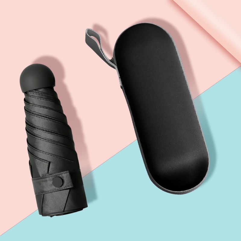 Dù mini Chống Nắng / Tia UV Dạng Xếp Hình Viên Thuốc mini Phong Cách Bắc Âu Sự Bảo Vệ