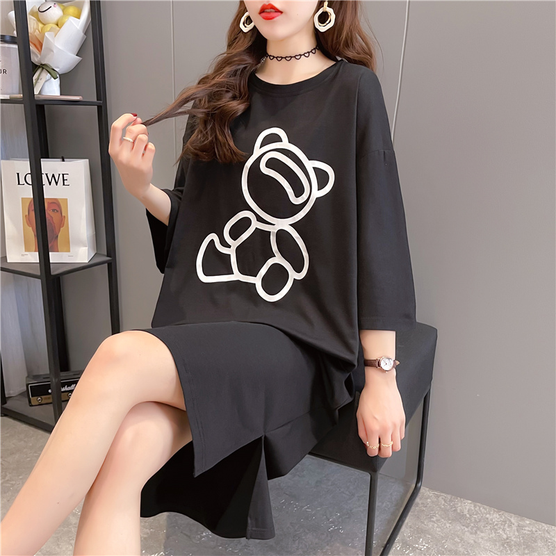 Đầm Ngủ Cotton Ngắn Tay Thời Trang Cho Nữ