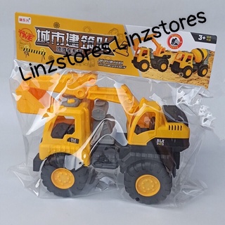 Đồ Chơi Mô Hình Xe Công Trình Xây Dựng, Xe Bồn, Xe Cẩu, Xe Múc Đất, Xe Ben, Ô tô đồ chơi trẻ em