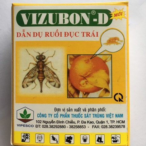 Thuốc dẫn dụ ruồi đục trái VIZUBON - D