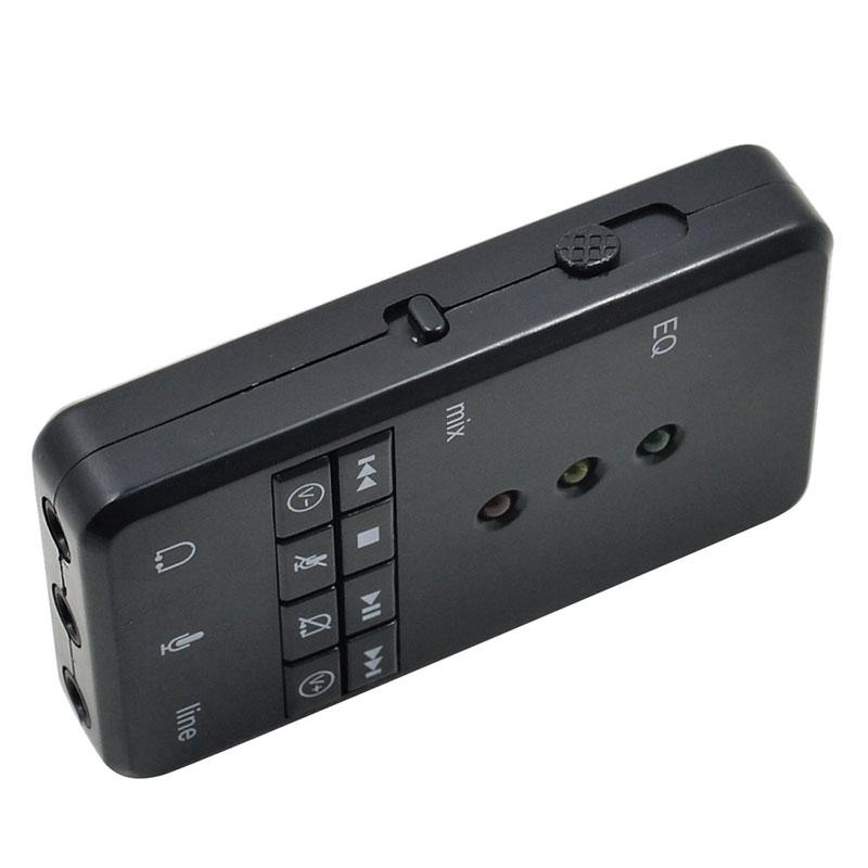 Card âm thanh đầu USB 7.1 đầu ra 3.5mm