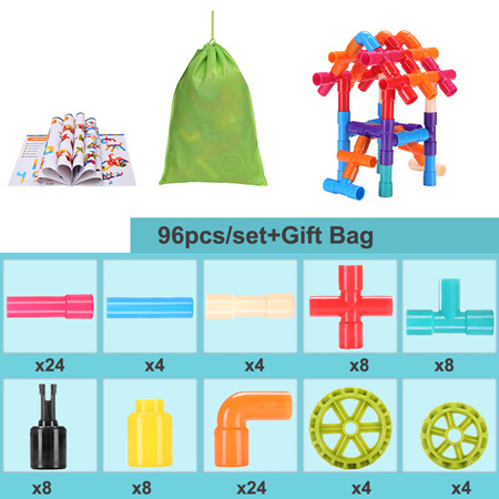 Bộ Đồ Chơi Lắp Ráp Ống Nước Cho Bé