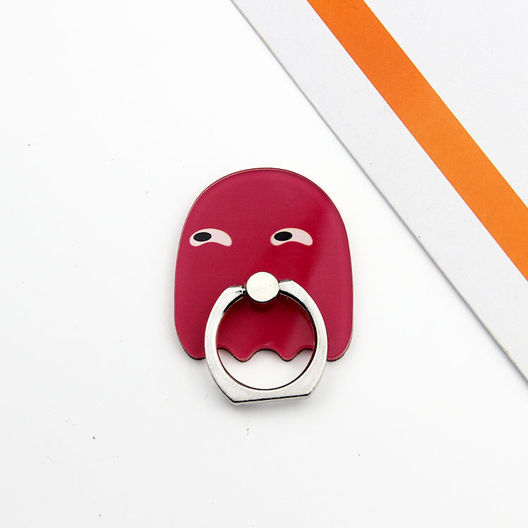New Cute Cartoon Pac-Man Milk Box Cat Phone Ring Holder Desktop Phone Bracket Dây điện thoại di động | BigBuy360 - bigbuy360.vn