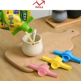 Kẹp niêm phong túi thực phẩm - gia vị có nắp đậy khóa kín chống ẩm tiện lợi Niulife