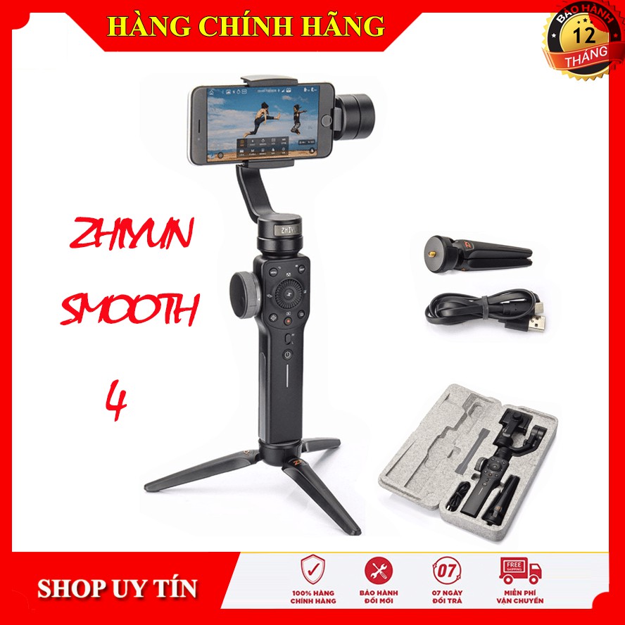 Gimbal chống rung cho điện thoại Zhiyun Smooth 4