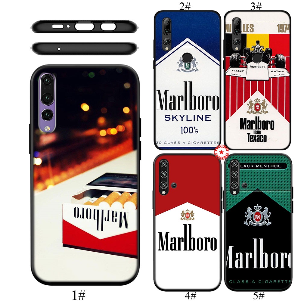 Ốp điện thoại silicon mềm hình Marlboro UI121 cho Huawei Y6 Y7 Y9 Prime Y5P Y6P Y7A Y8P Y9A