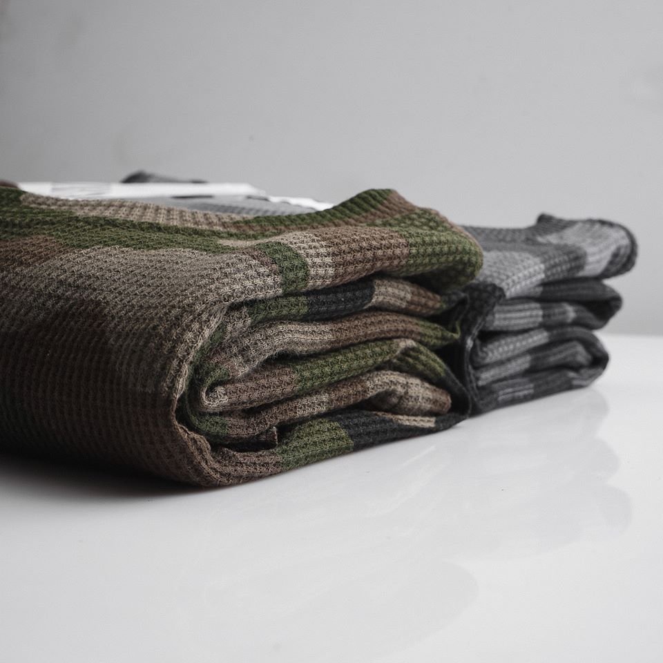 Áo Rằn Ri Cotton Tổ Ong Cổ Tròn Co Giãn Thoải Mái Thể Thao Năng Động