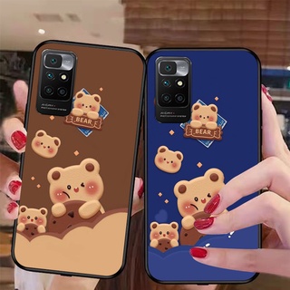 ốp lưng điện thoại xiaomi redmi 10 in hình gấu nâu vô cùng đáng yêu