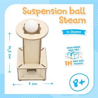 Đồ chơi Lắp ráp Gỗ STEAM Máy thổi bóng STEM Dunno DIY