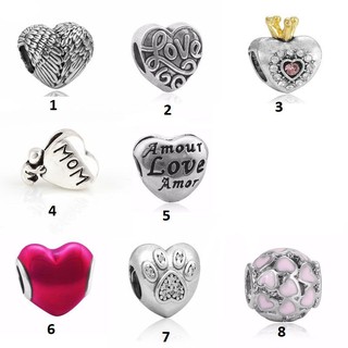 PAN - Charm tròn tình yêu Love (Bộ sưu tập 01) - Bạc S925 - Charm bạc cho vòng pan
