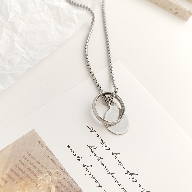 Vòng cổ thiết kế đơn giản phong cách hip hop cá tính