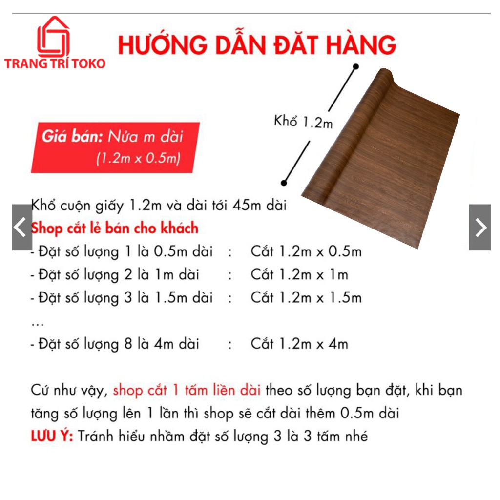 Bán từ 0.5m | Giấy dán tường 3D giả gạch đỏ khổ 1.2m, Decal dán tường phòng ngủ hàn quốc vintage gạch đỏ chống thấm