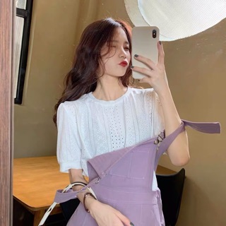 [ORDER] Set váy yếm ulzzang màu tím