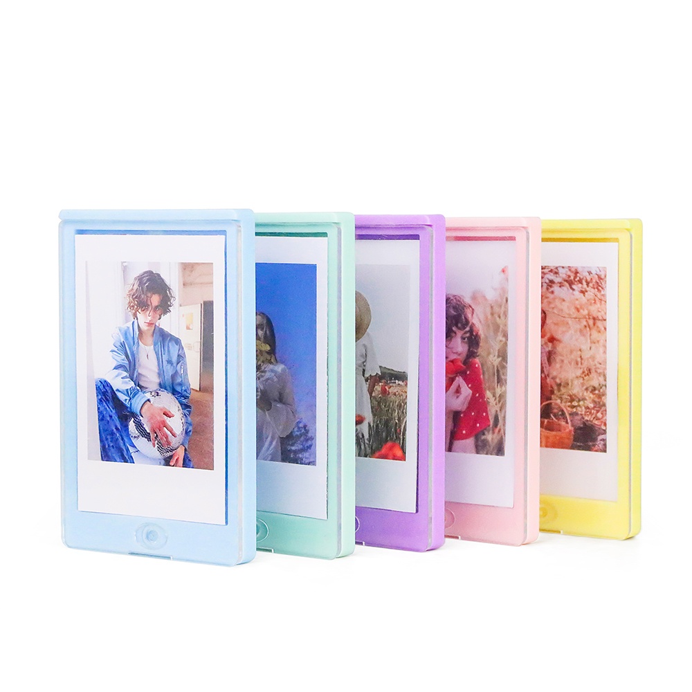 1 Khung Ảnh Nam Châm Màu Macaron Cho Máy Ảnh Fujifilm Instax Mini