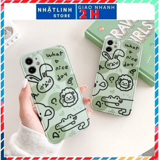 Ốp lưng iphone Thỏ What a nice Day Thích hợp iphone 11,12 pro max,12,12 pro,11 pro max,11 pro,7 plus,7,xs max,8g,