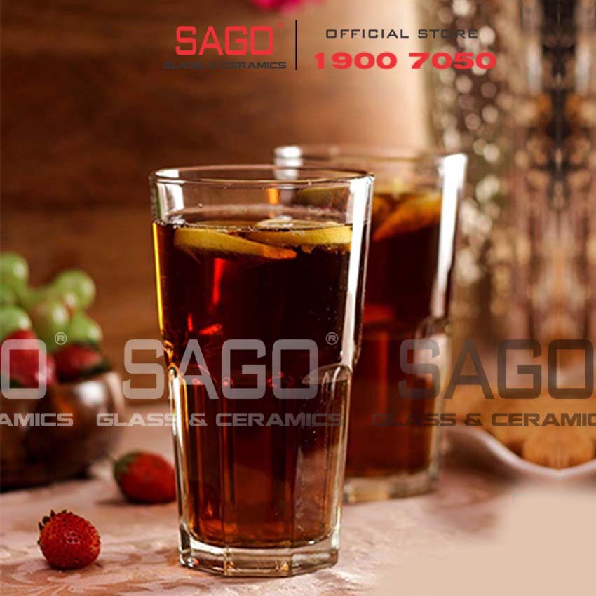 Hộp 06 Ly Thủy Tinh Union Centra Hi Ball 270ml , 420ml | Tùy Chọn Dung Tích , Nhập Khẩu Thái Lan