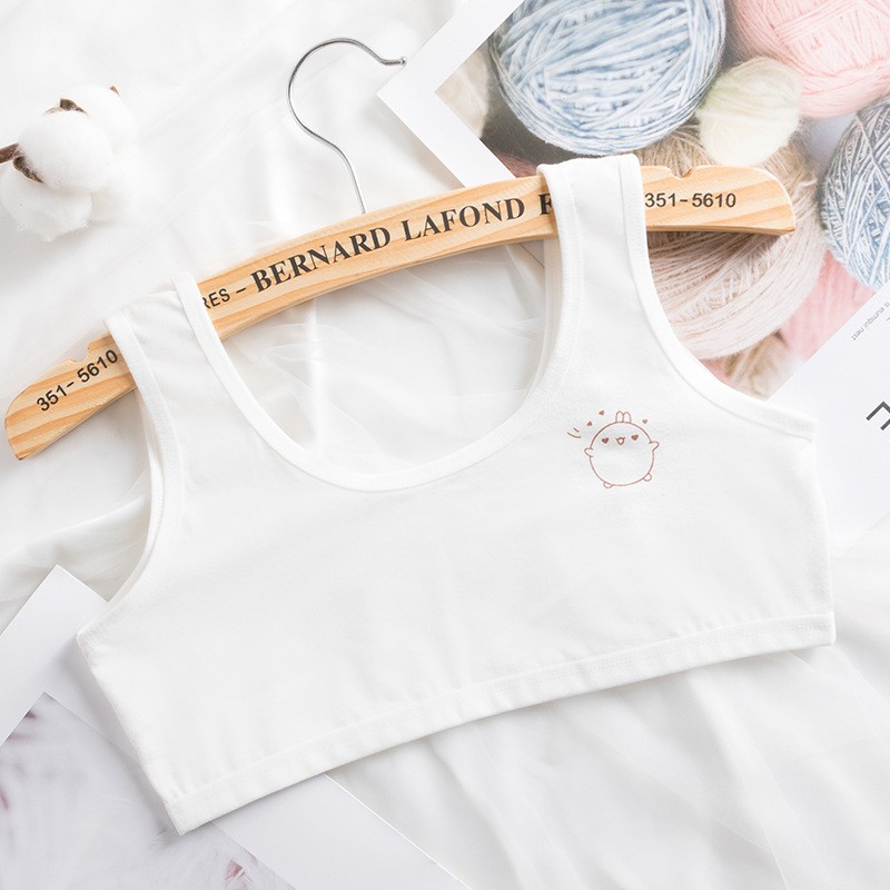 Áo Ngực Vải Cotton Mềm Mại Dành Cho Bé Gái Học Sinh