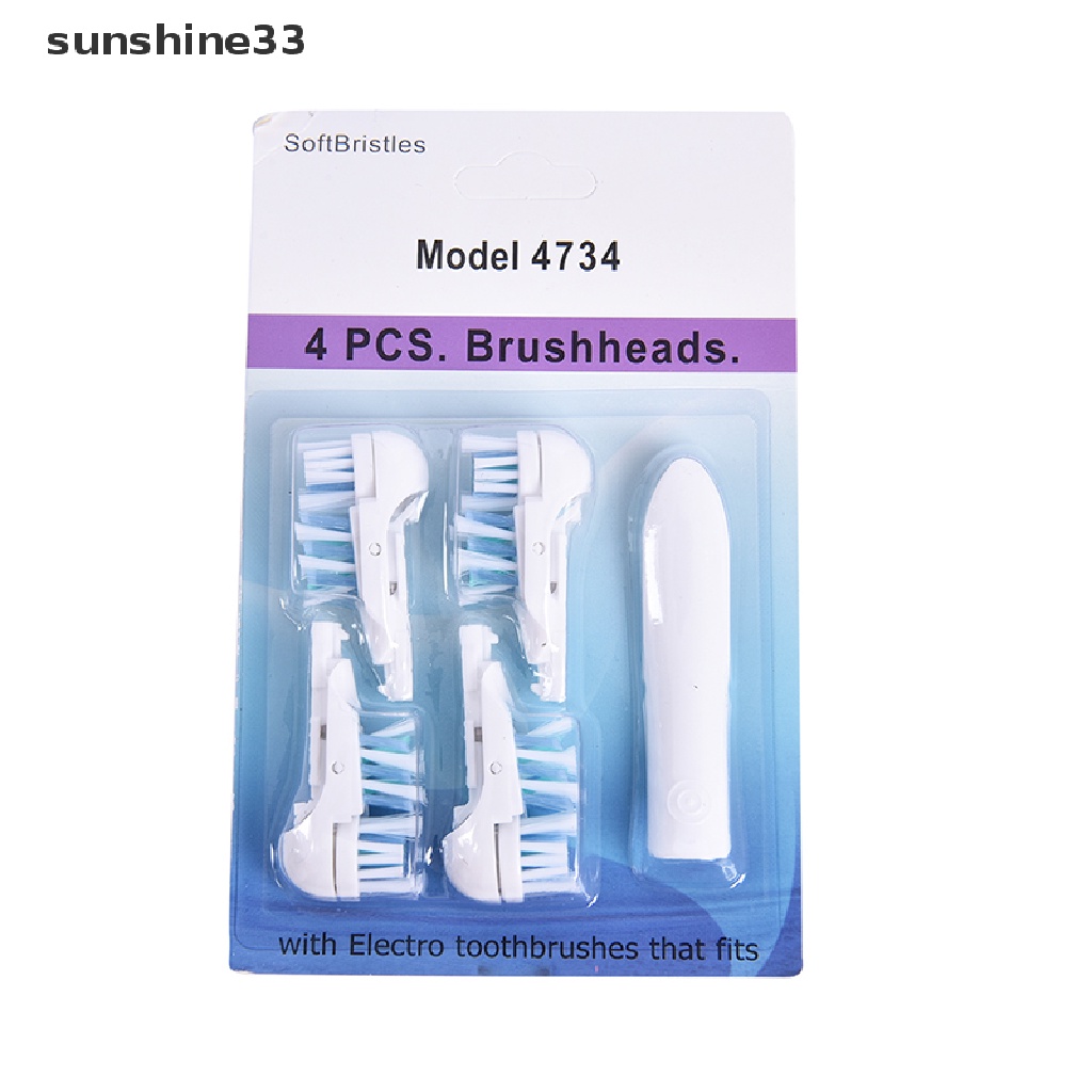 Bộ 4 Đầu Bàn Chải Đánh Răng Thay Thế Cho Oral-B Cross Action Power