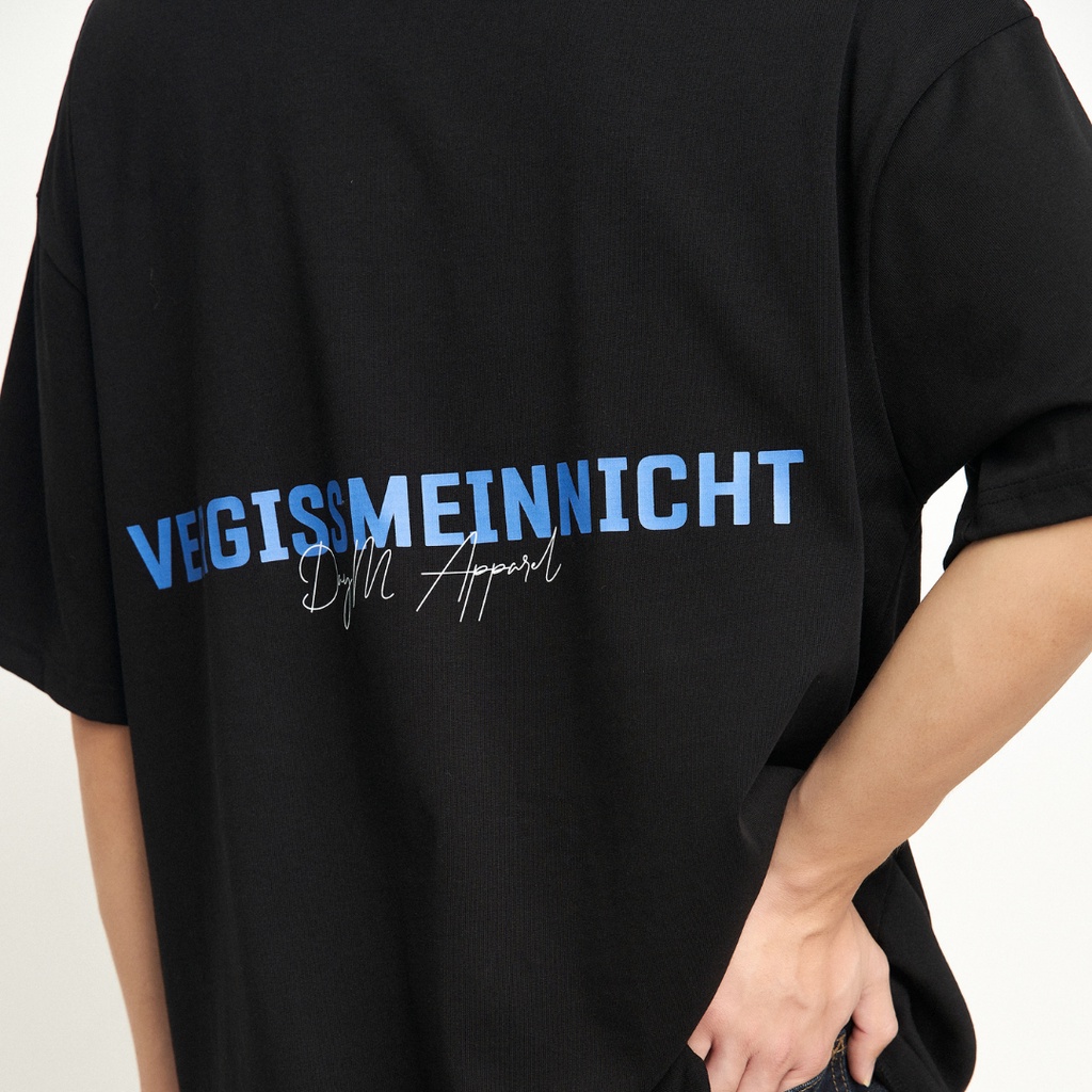 Áo thun DayM | Vergissmeinnicht - Form Âu, oversize, 100% cotton
