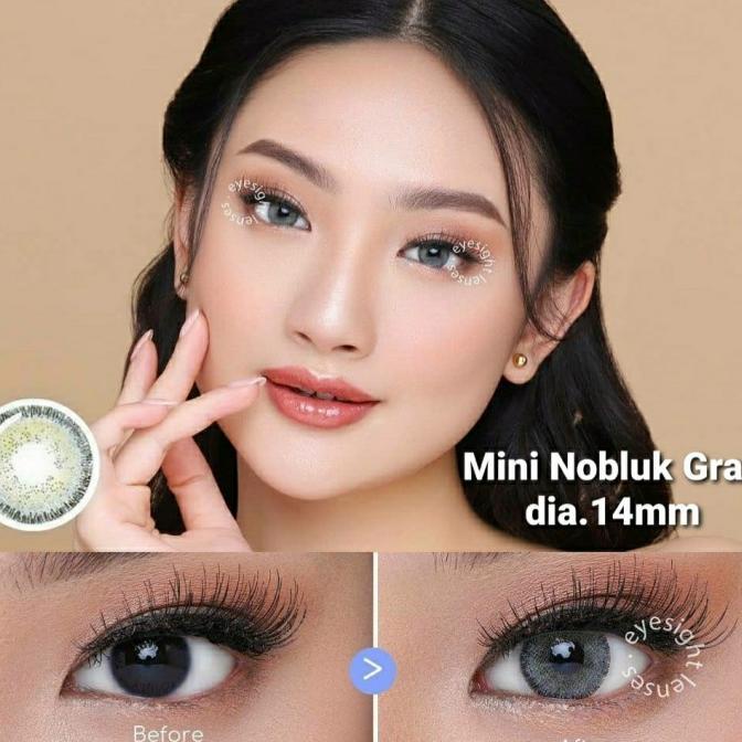 Màu Xám Nobluk Mini Softlens. Bình thường / Minus. Nguyên bản là ở Hàn Quốc. | BigBuy360 - bigbuy360.vn