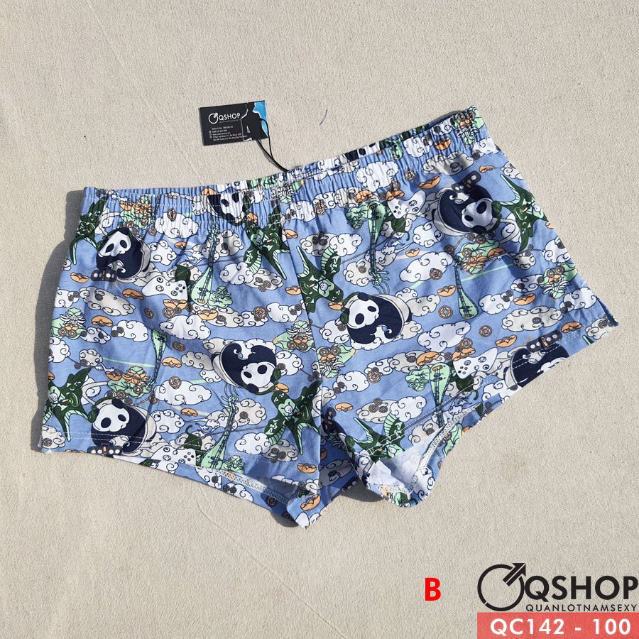 QUẦN NGỦ NAM THUN COTTON QSHOP QC142