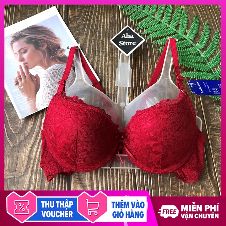 Áo ngực ren nữ Coolakiss mút vừa có gọng nhựa nâng ngực YiOn Underwear AR02
