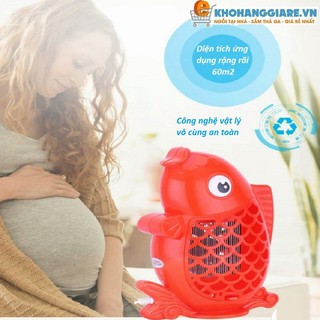 Đèn bắt muỗi hình cá nhiều màu