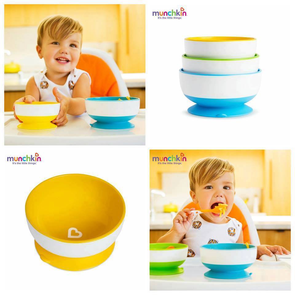 BỘ 3 CHÉN ĂN DẶM MUNCHKIN