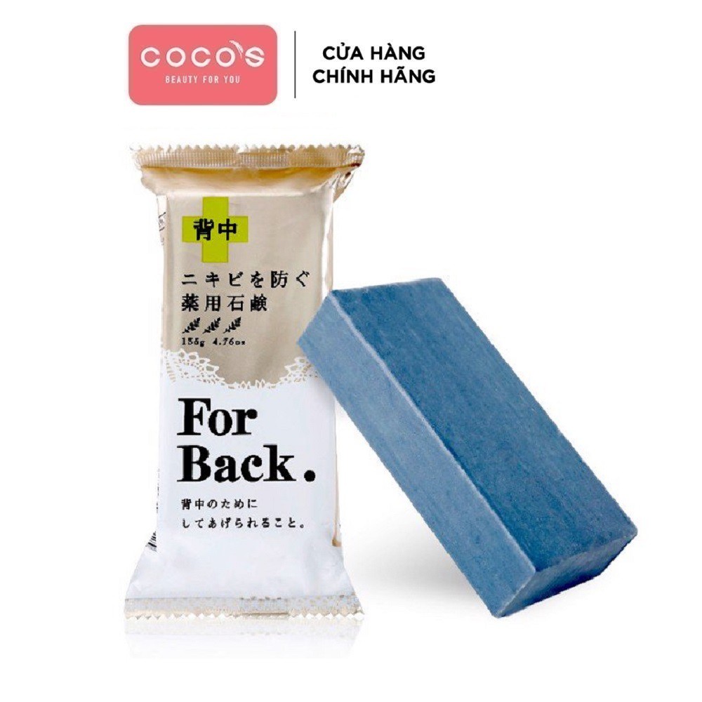 [TẶNG TÚI TẠO BỌT] Xà Phòng Giảm Mụn Lưng Pelican For Back Medicated Soap 135g | BigBuy360 - bigbuy360.vn