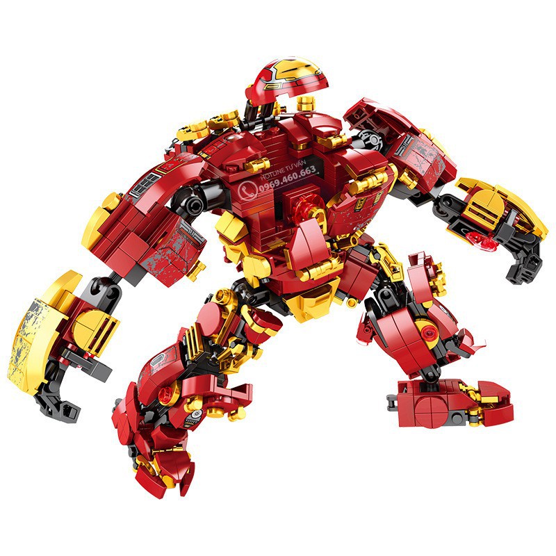 Lego Xếp Hình Ninjago Siêu Anh Hùng Người Sắt (Size Mini Cho Bé 3-7 Tuổi)
