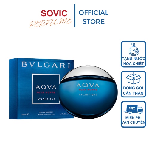 Nước Hoa Nam Bvlgari Aqva Pour Homme 100ML - Mùi Hương Nam Tính, Trẻ Trung Tươi Mát ♥