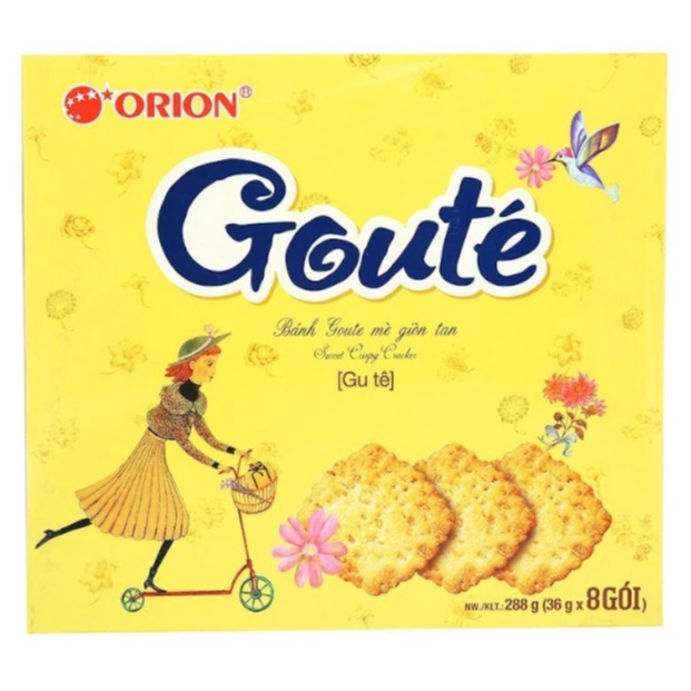 Bánh Goute Mè Giòn Tan 8 Gói