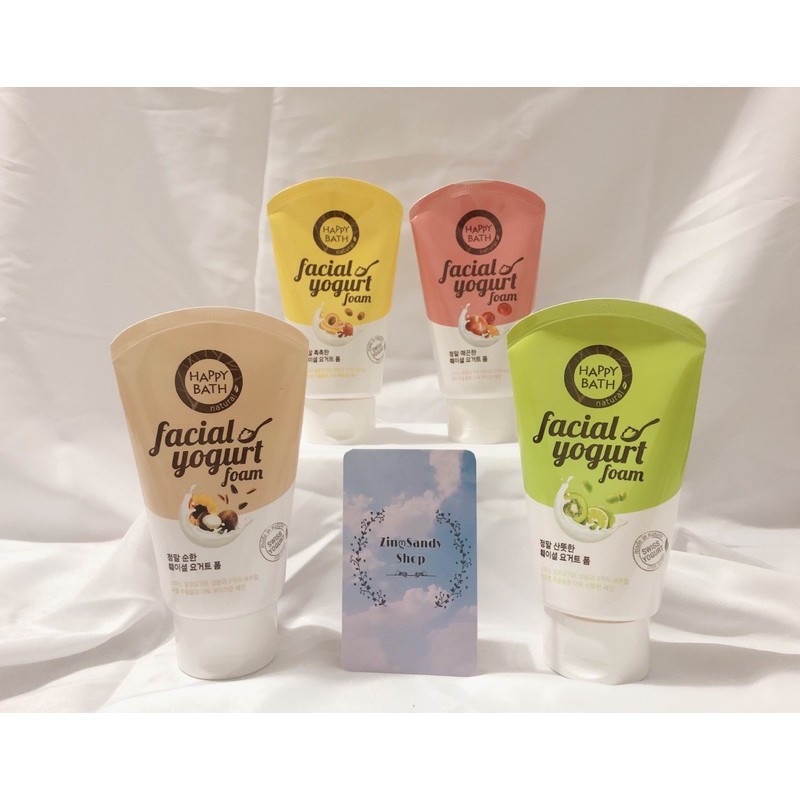 Sữa rửa mặt sữa chua Happy Bath Facial Yogurt Foam 120g