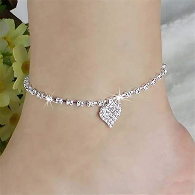 Lắc Chân Mạ Vàng Trắng Đính Đá Thời Trang Cho Nữ | BigBuy360 - bigbuy360.vn