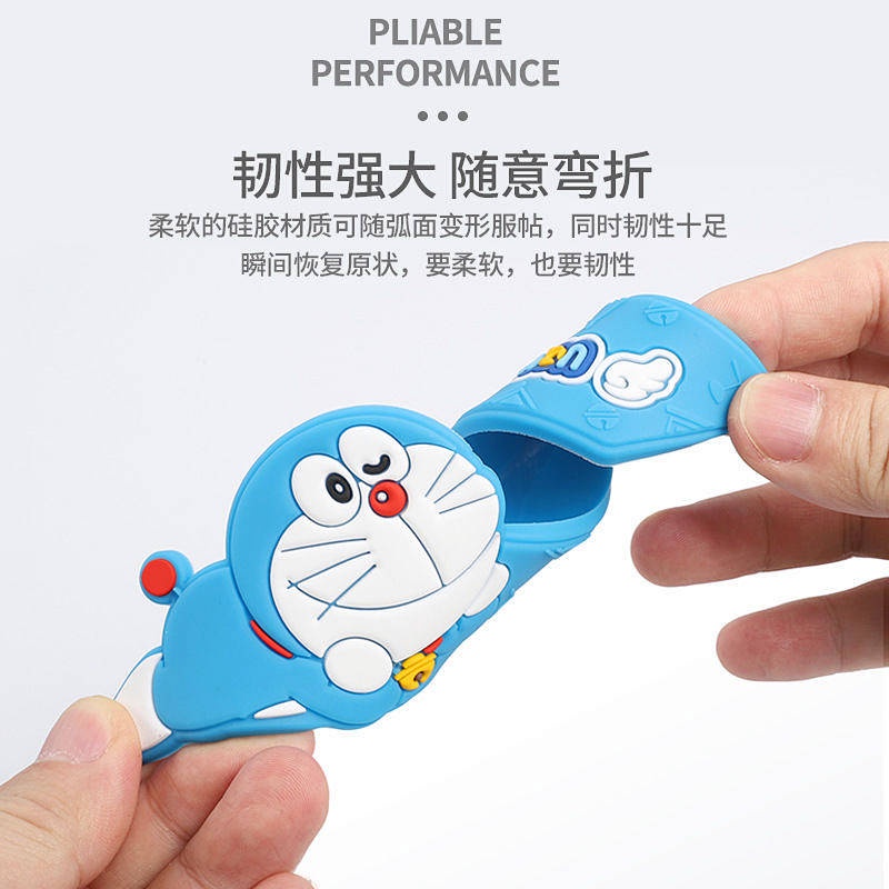 Automotive Wheel Trim Bumper Strip Universal Cartoon Cute Thickening Silicone Front and Rear Bumper Anti-Scratch Decorative Protective Strip p5kP