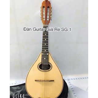 Đàn Mandolin đúp hông gỗ hồng đào chỉ kè