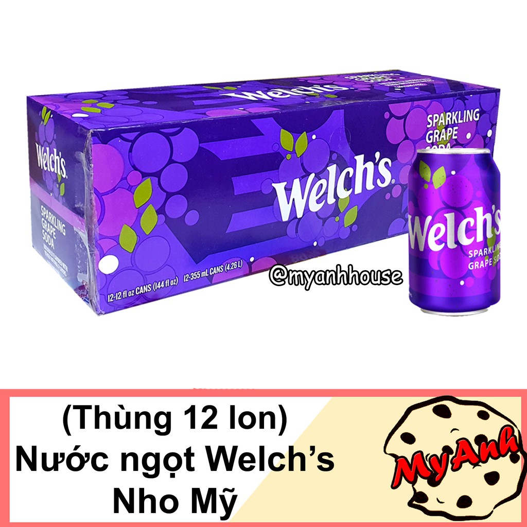 NƯỚC NGỌT NHO WELCH'S MỸ 355ML