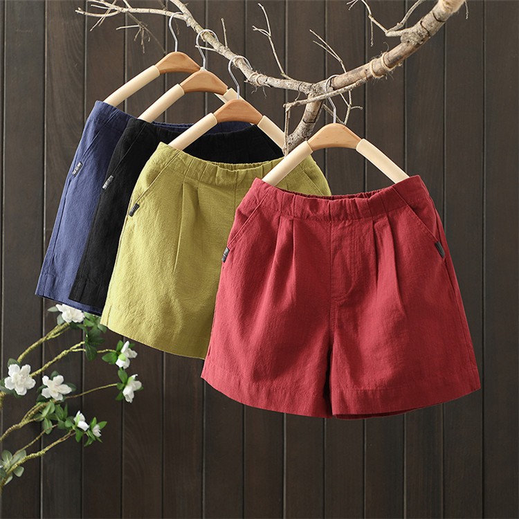 Quần short nữ,quần đùi đũi siêu mát,nhẹ nhàng,thấm hút mồ hôi(40-68kg) QS07