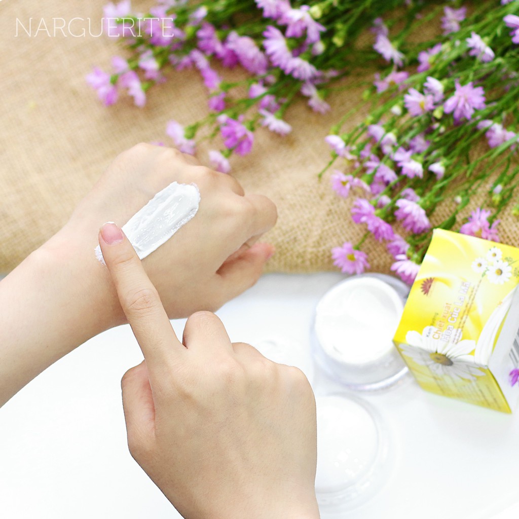 [Narguerite_Officialstore] Kem Dưỡng Trắng Chiết Xuất Hoa Cúc La Mã Narguerite 15g